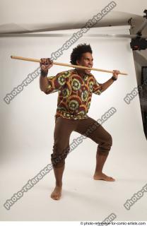10 2018 01 ALBI STANDING POSE WITH SPEAR AFRO